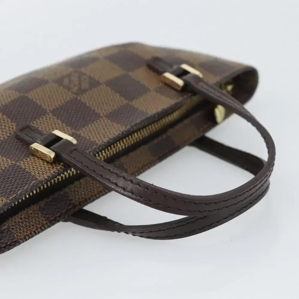 Louis Vuitton Damier Ebene Manosque GM Pouch Brown